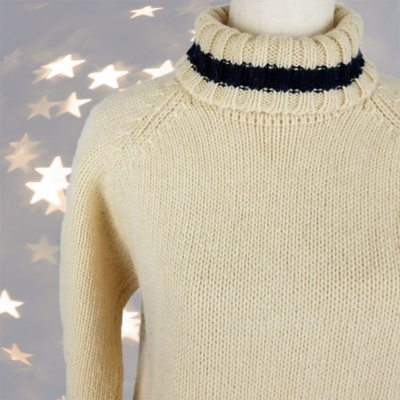 L.L. Bean Sweaters - ↠Vintage L.L. Bean Ivory Wool Sweater↞